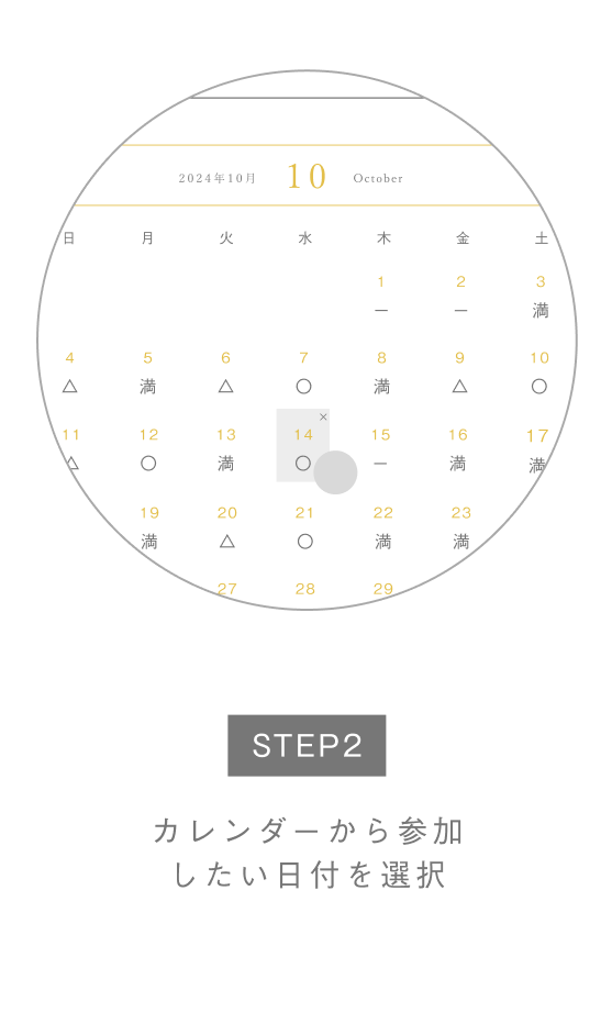 モバイル画面 STEP2