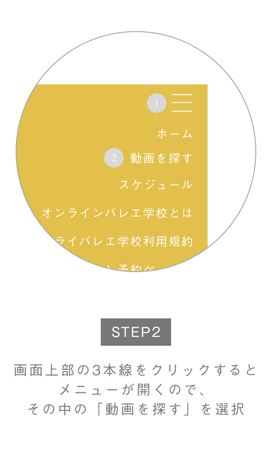 PC画面 STEP2